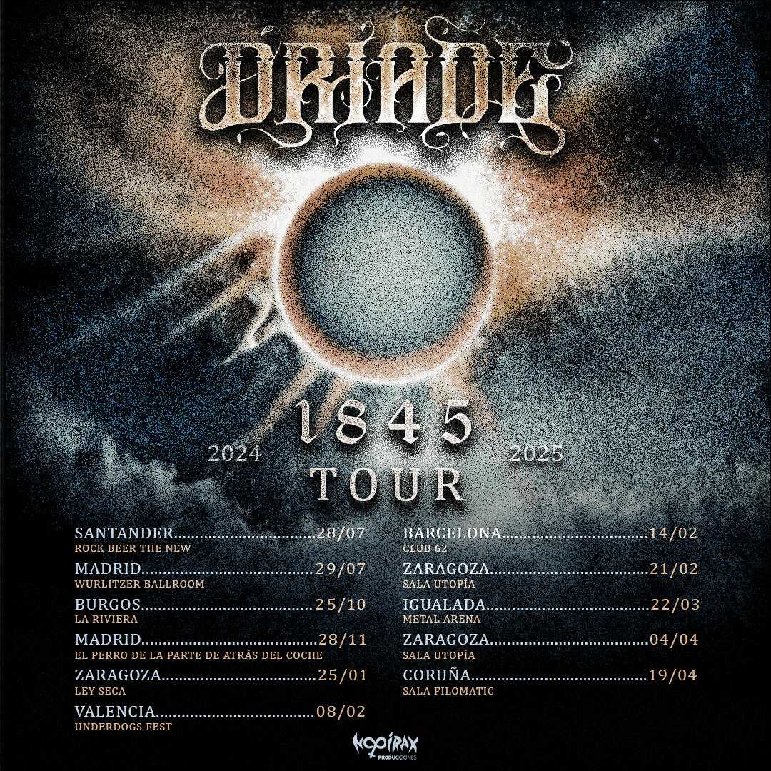 Cartel gira "1845" 2024-2025